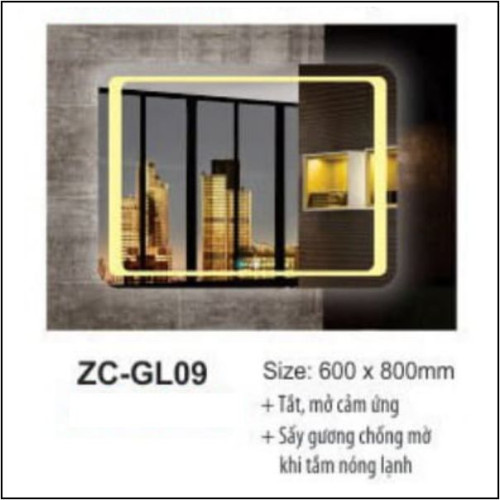 GƯƠNG LED CẢM ỨNG ZICO ZC-GL09